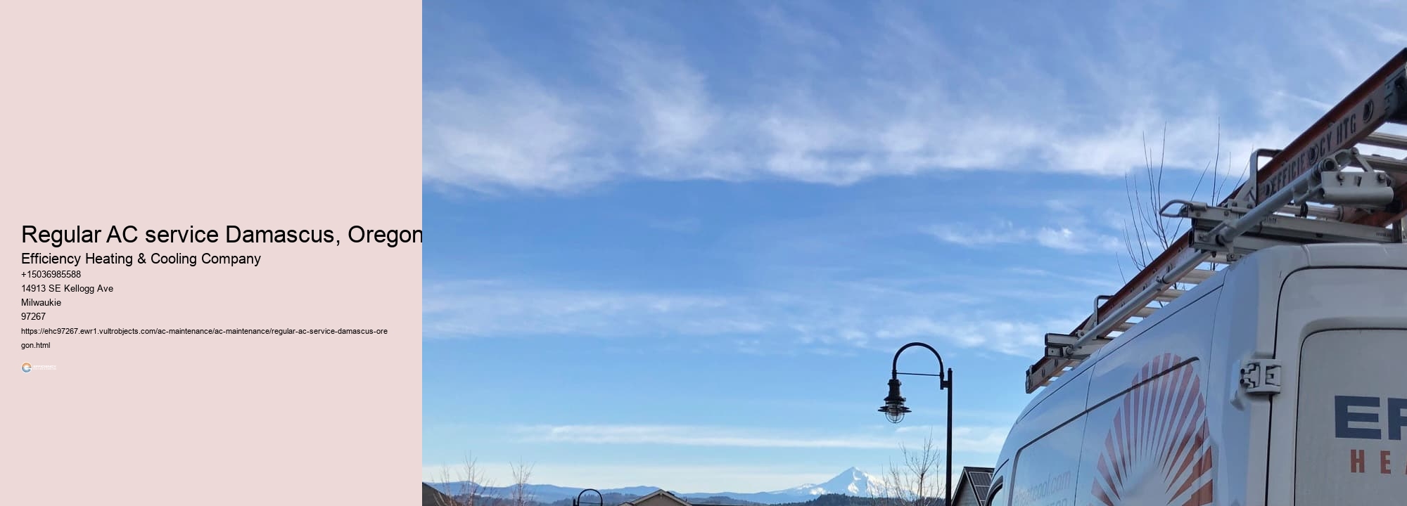 Regular AC service Damascus, Oregon