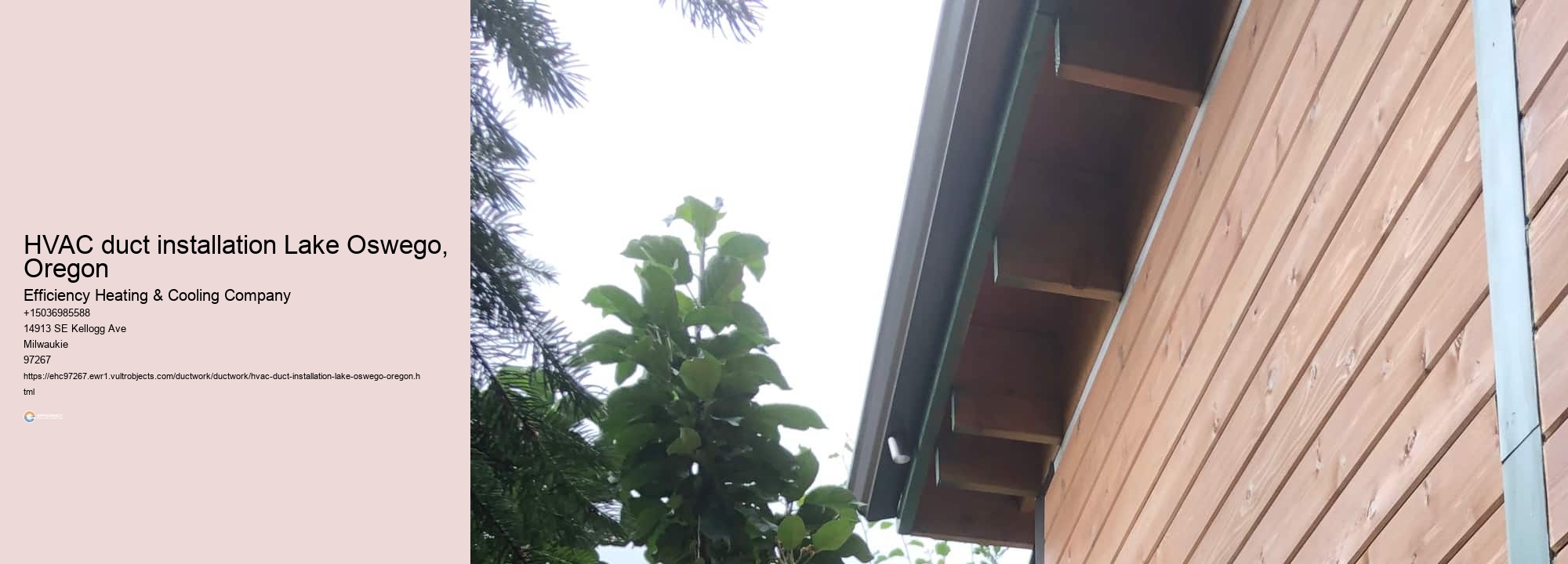 HVAC duct installation Lake Oswego, Oregon